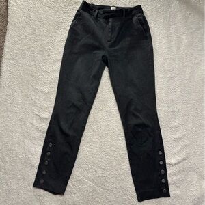 Cropped Grey Slacks | Gap